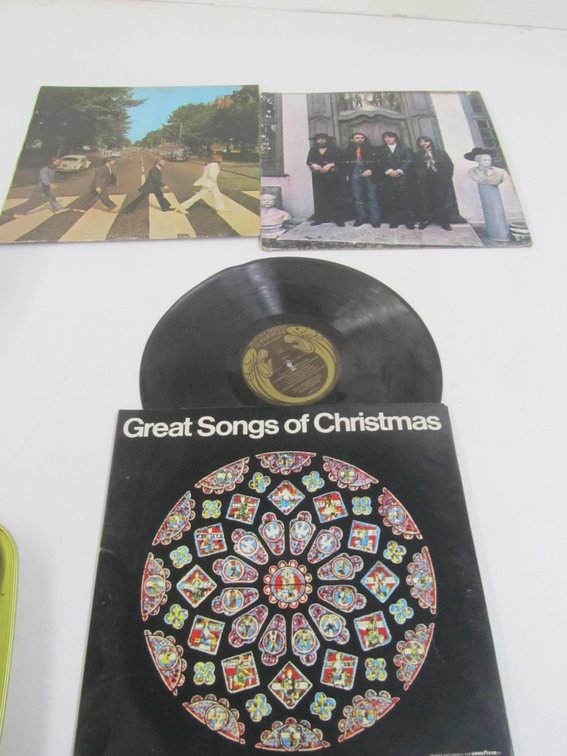 (2) Beatles Vinyl Record Covers
