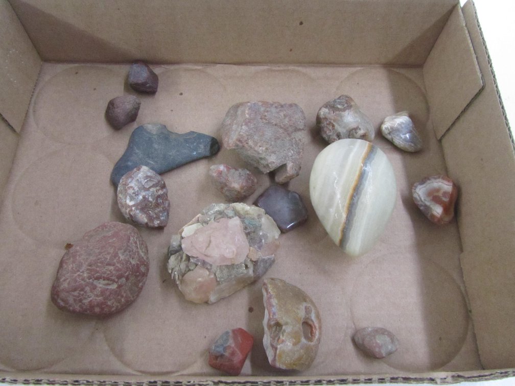 Lot Of Assorted Unique Rocks And Agates