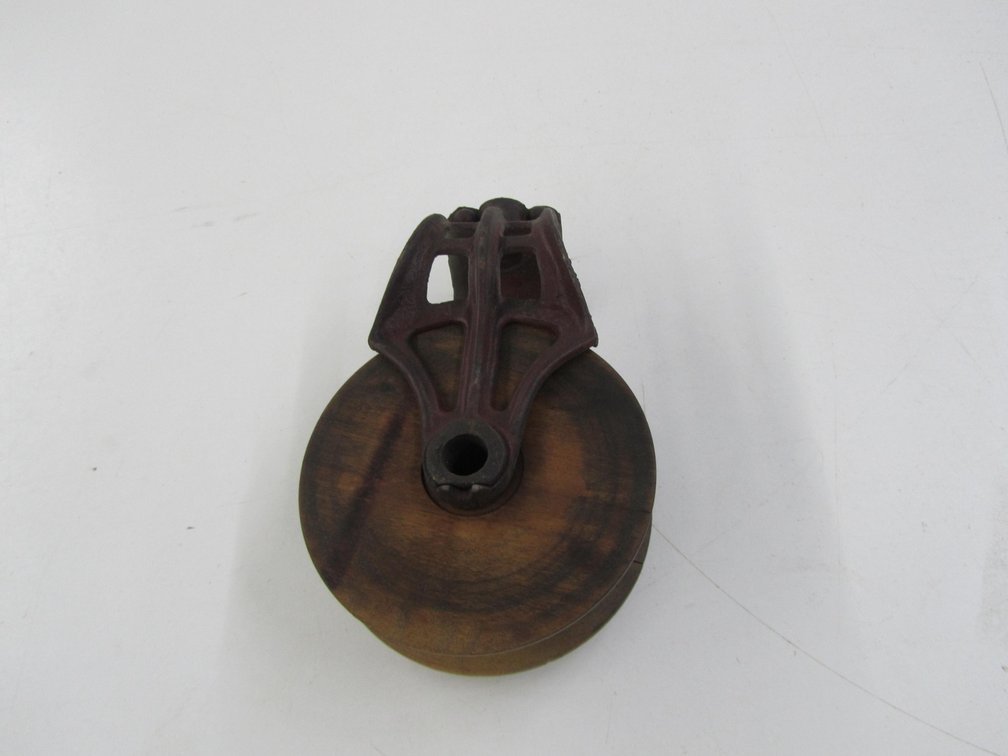 Vintage Wood Pulley