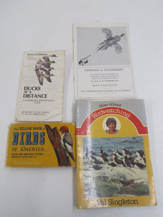 (4) Vintage Bird Books