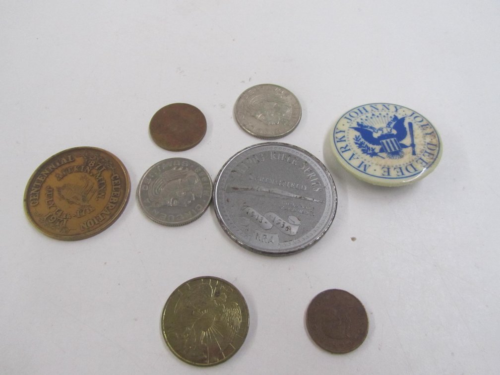 Lot Of Tokens And Foreign Coins