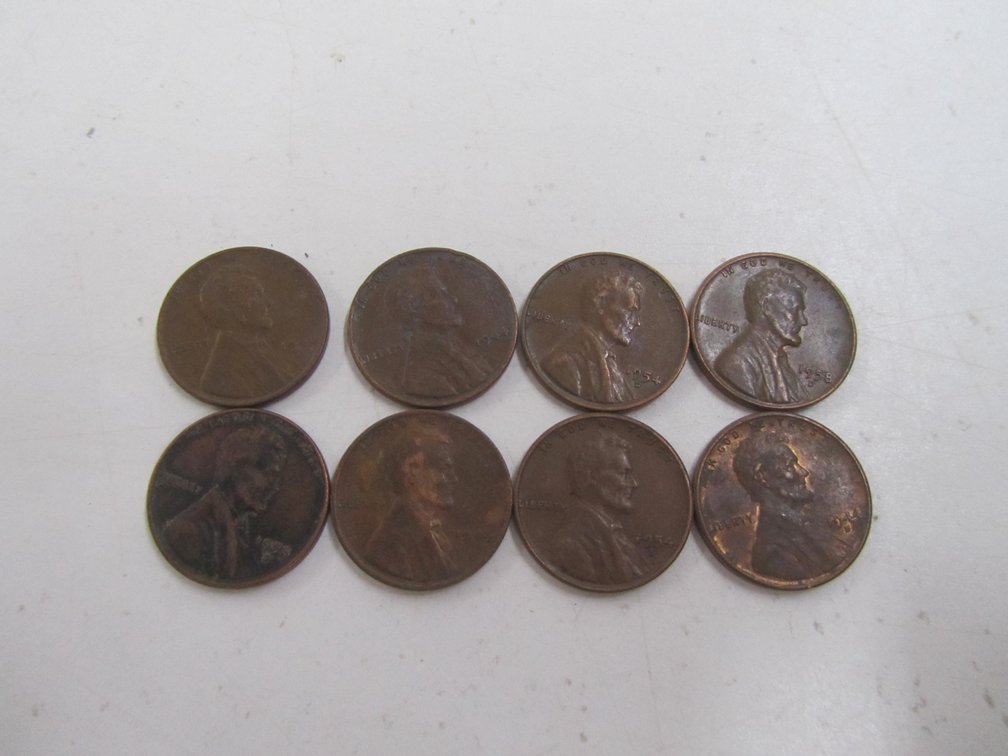(8) Wheat Pennies