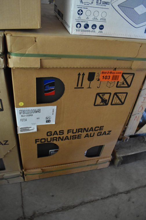 Rheem Sure Comfort 100,000 80% Natural Gas Down Flow Furnace