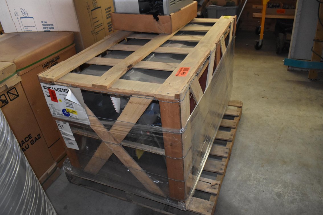 Crown 150,000 90% Efficiency Power Vent Modulating Boiler 6-1 Turn Down Complete Package