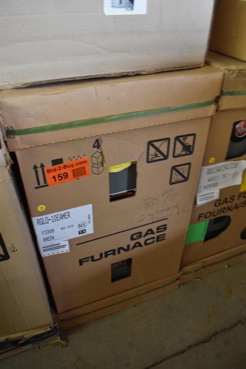 Rheem 100,00 BTU 80 % 2 Stage Downflow Natural Gas Furnace