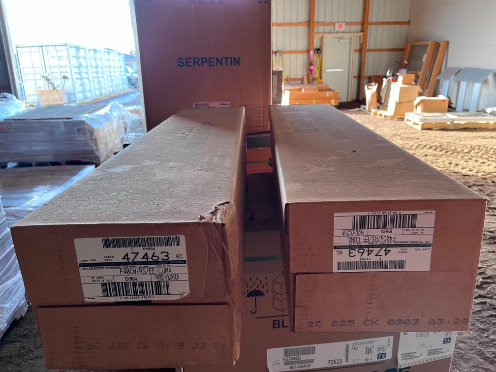 (2) Boxes of Luma Pro Fluorescent Light Bulbs