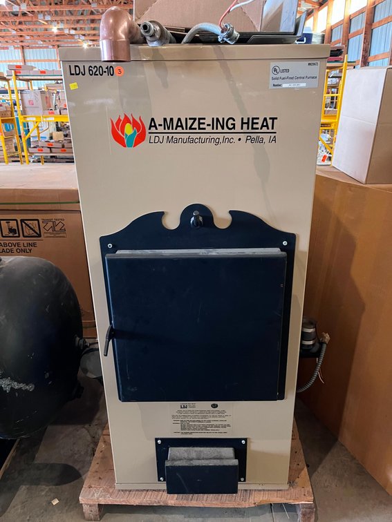Corn-Pellet Furnace A-Maize-Ing Heat