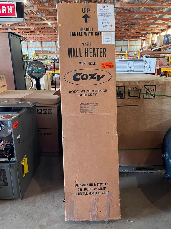 Cozy Heat 25,000BTU Wall Furnace