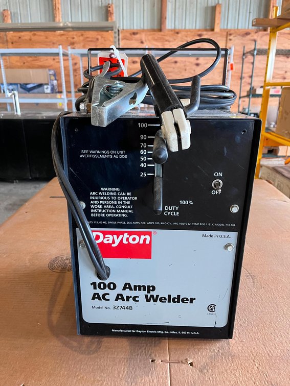 Dayton 100amp Portable Arc Welder