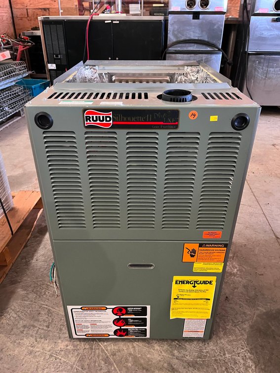 Rheem/Roud 75,000 BTU 2-Stage 80% Up flow Furnace