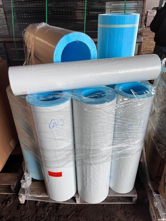 Pallet of Assorted Pipe Insulation