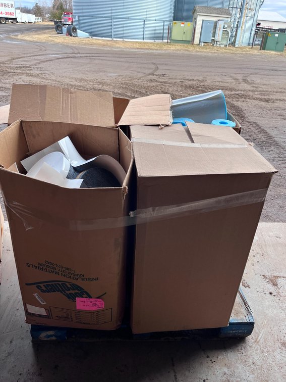 Pallet of Assorted Pipe Insulation and Fitting Covers