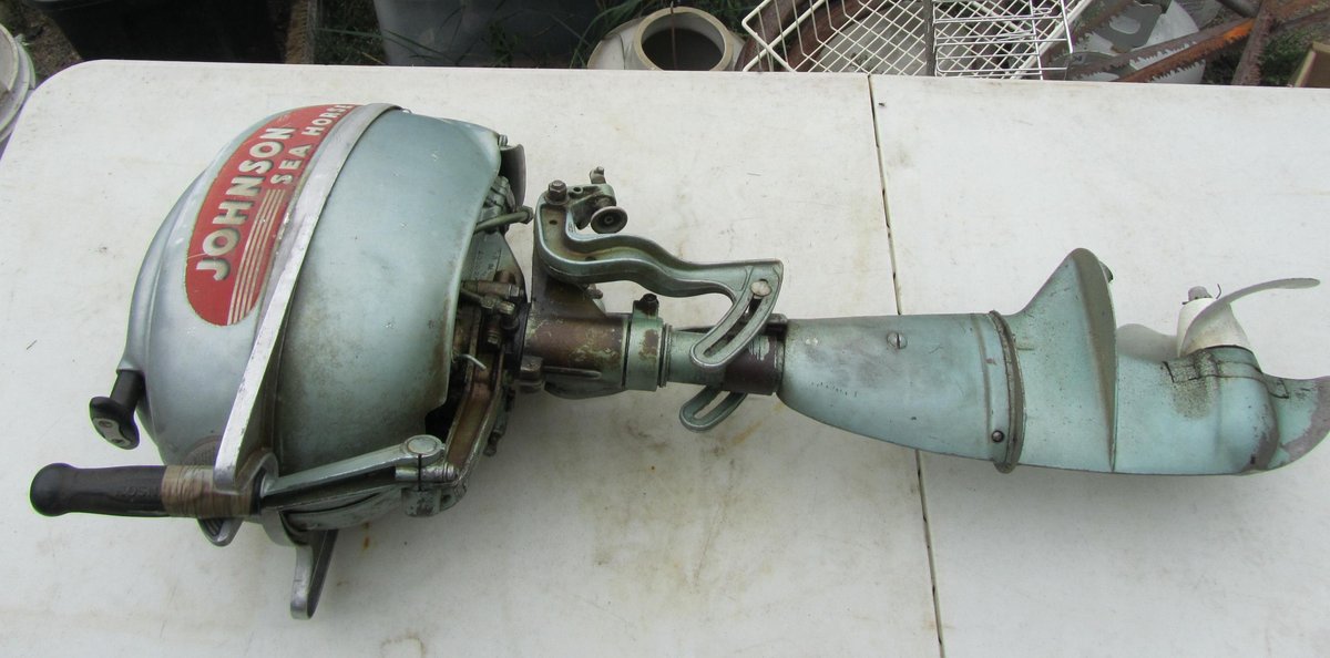 Vintage Johnson Sea Horse Boat Motor
