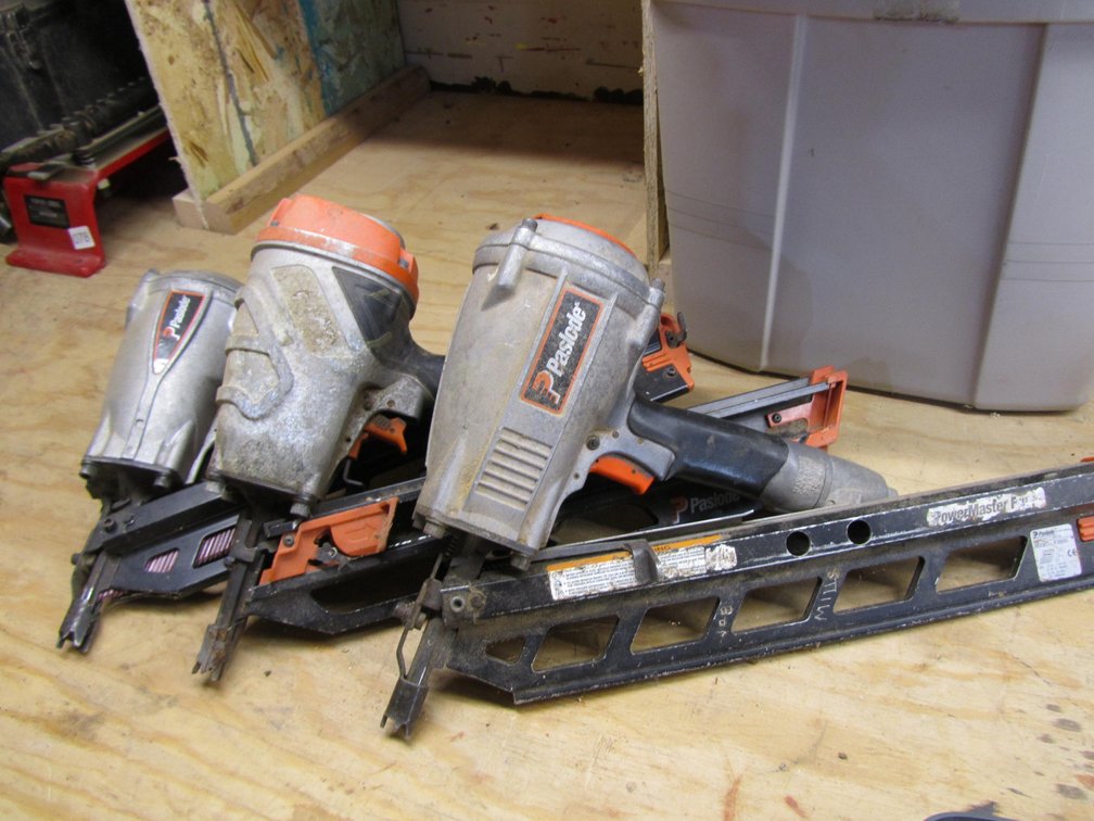 Lot of 3 Paslode Framing Nailers