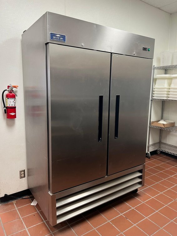 Artic Air 2-Door Stainless Steel Commercial Freezer