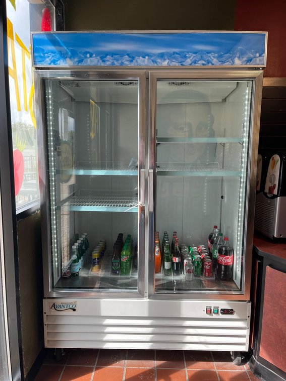 Avantco 2-Door Refrigerator