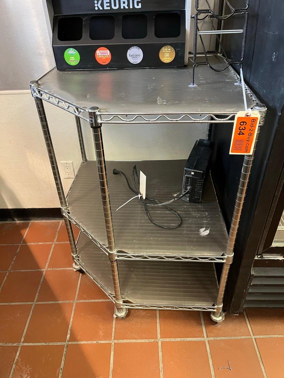 3-Tier Rolling Rack