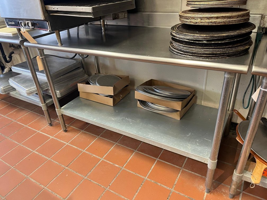 2-Tier Stainless Steel Table