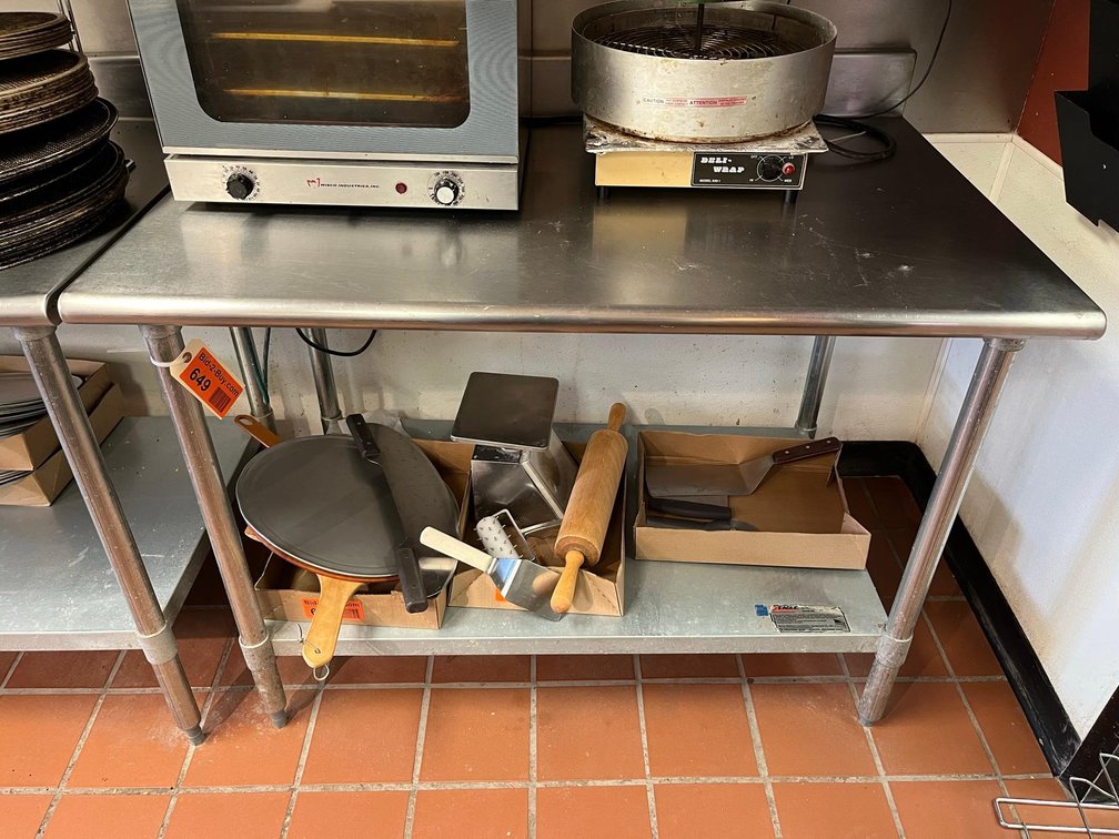 2-Tier Stainless Steel Table