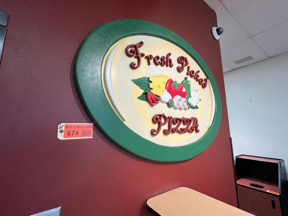 Fresh Pickled Pizza Sign, 46" x 30"