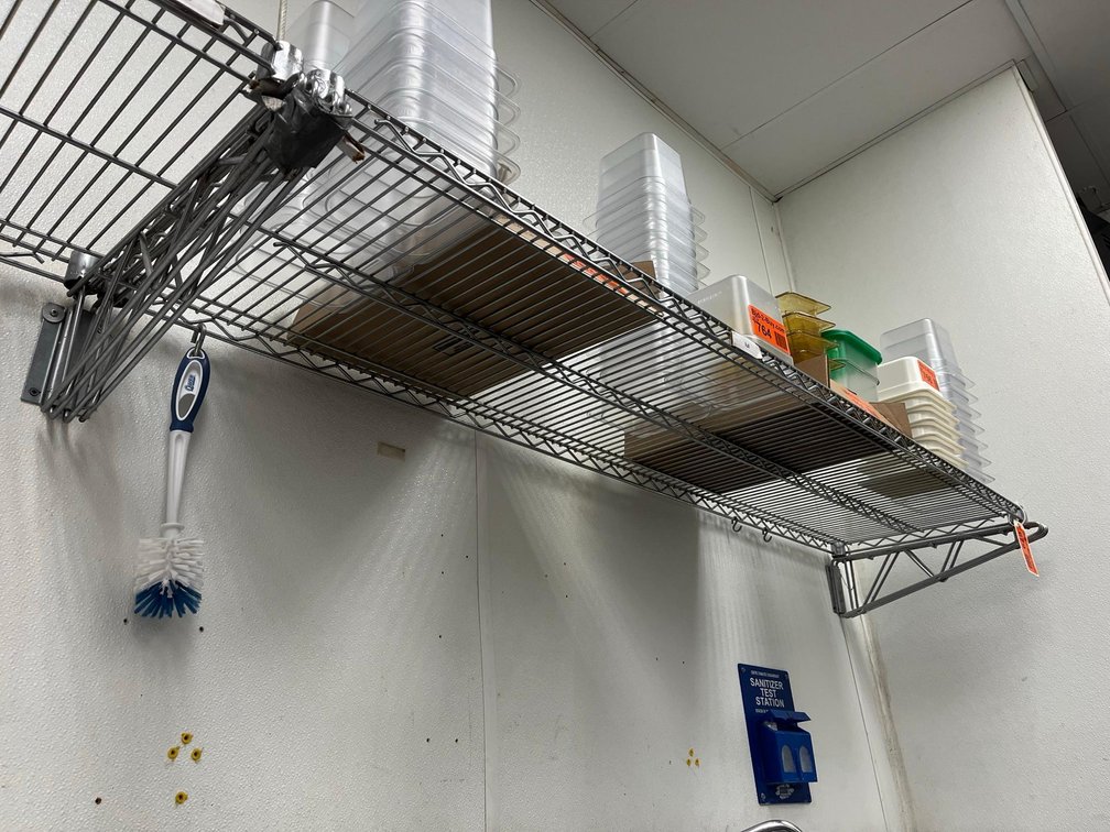 6' x 18" Wall Mount Shelf
