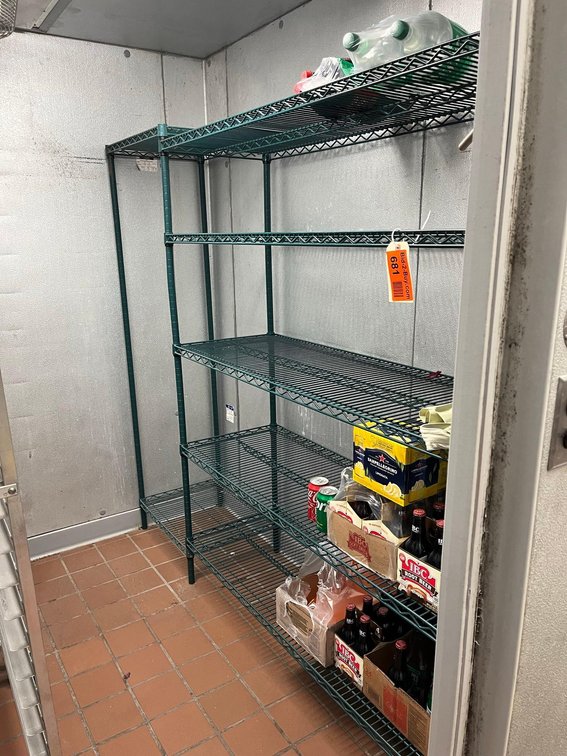 Wire Rack, 82" x 18" x 71"