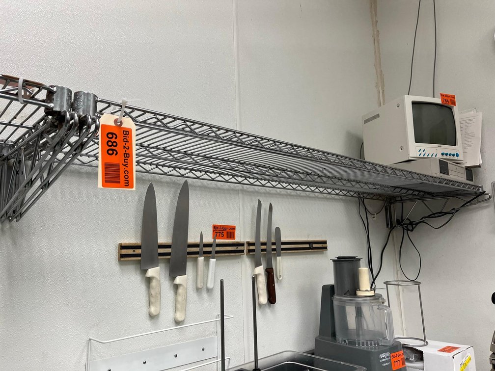 6' x 18" Wall Mount Shelf