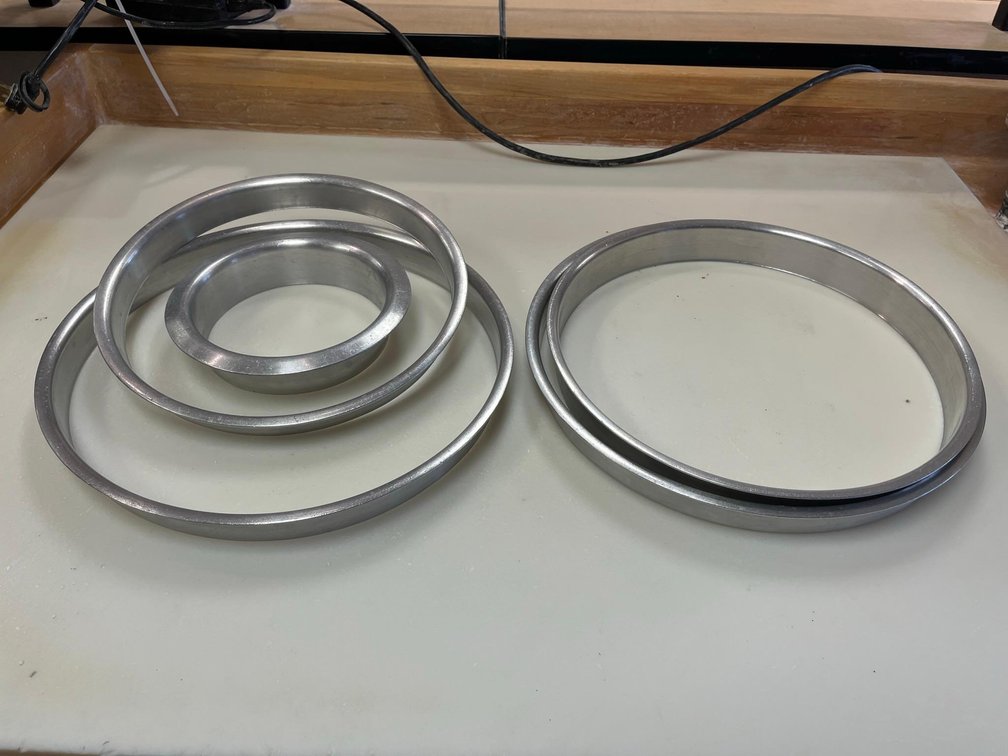 (5) Deep Dish Pizza Rings