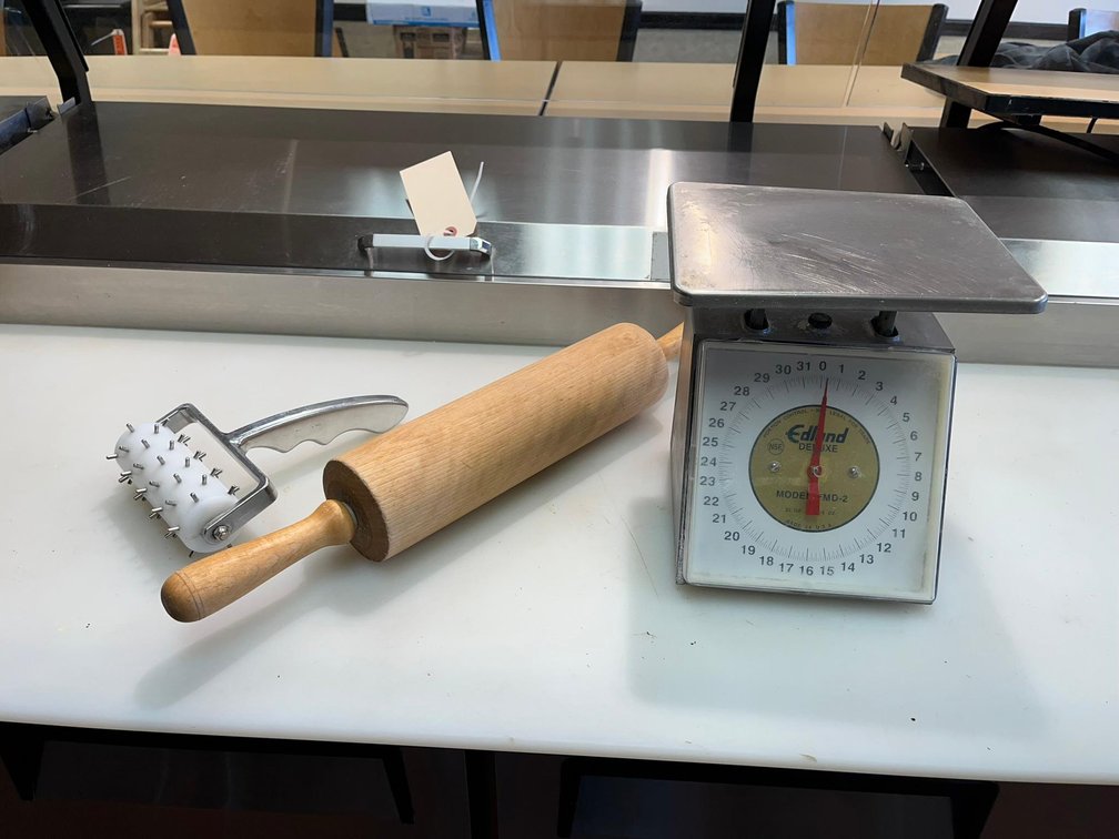 Scale, Pin Roller, Dough Tool