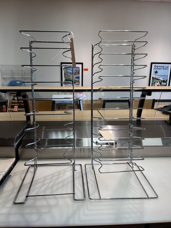 (2) Wire Stands, 27" Tall