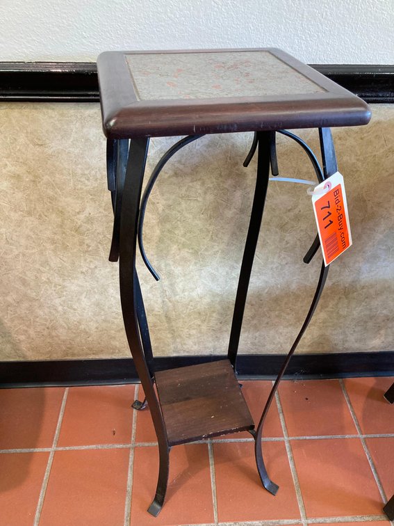 Side Table, 36" Tall