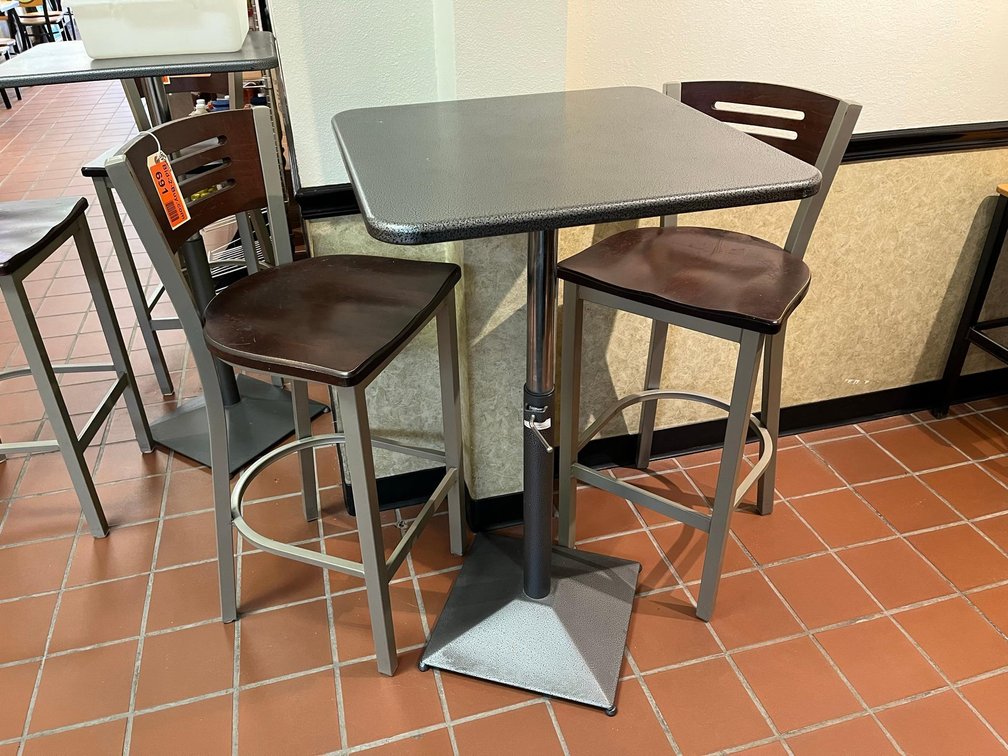 Table With (2) Chairs