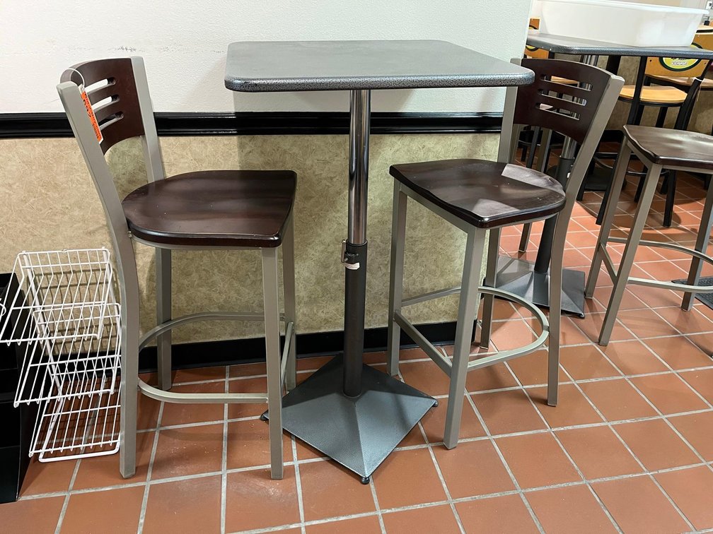 Table With (2) Chairs