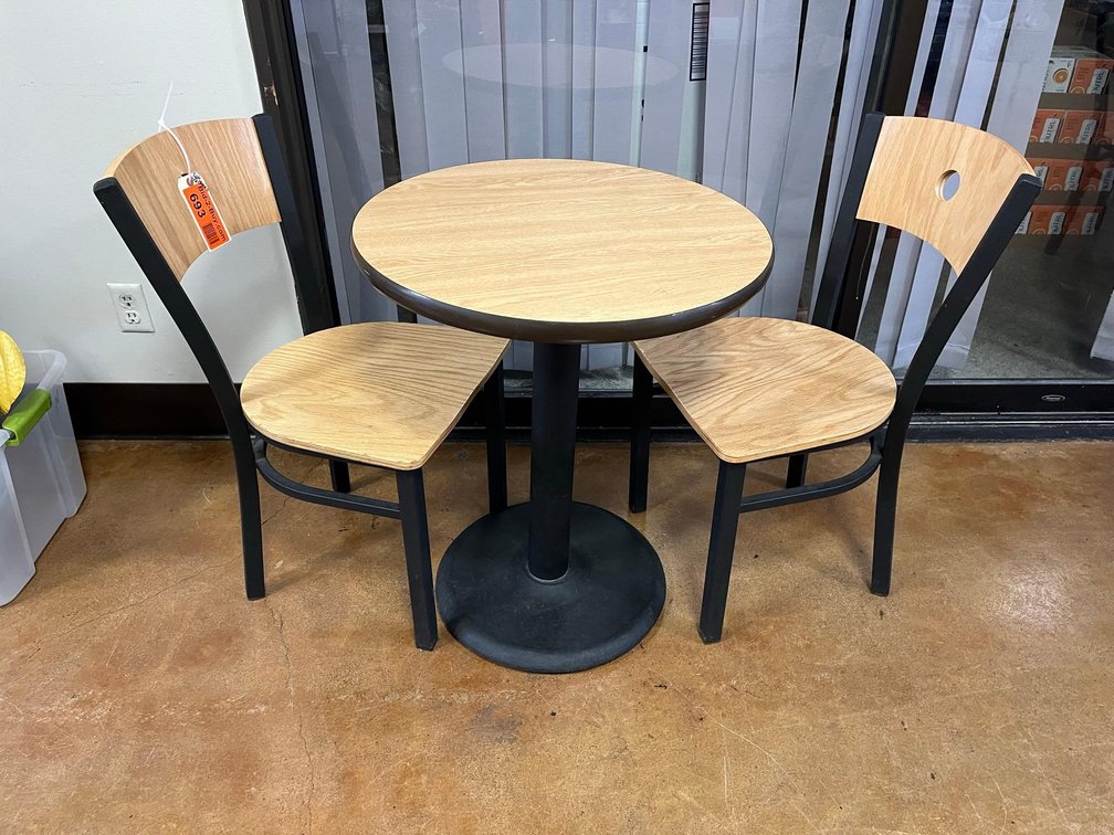 Table With (2) Chairs