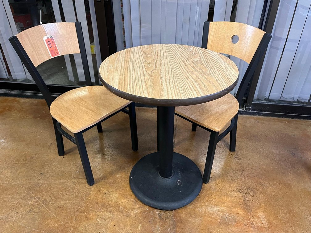 Table With (2) Chairs