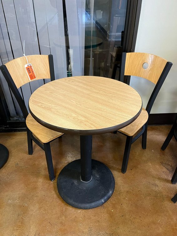 Table With (2) Chairs