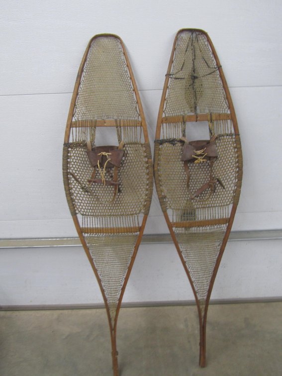 Pair Of Vintage Snow Shoes