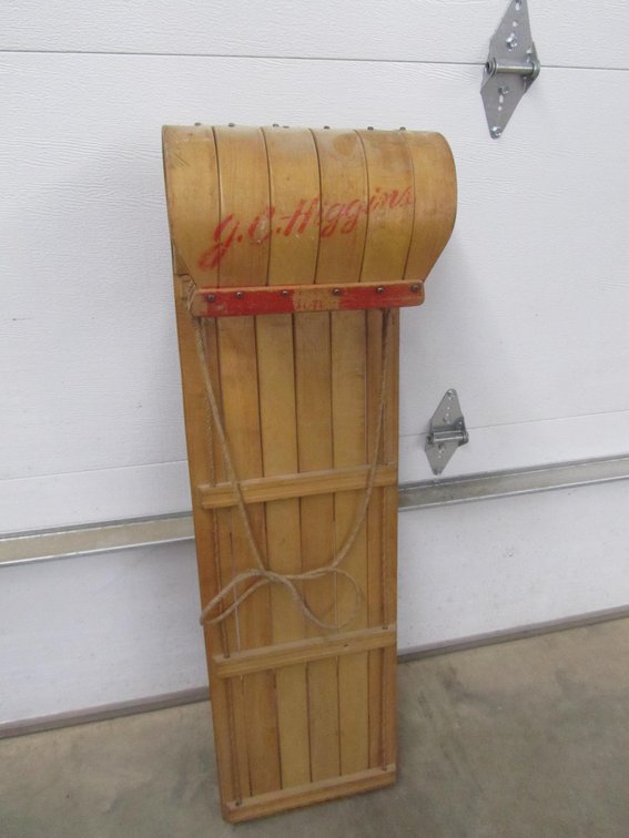 Vintage J.C. Higgins Wood Sled