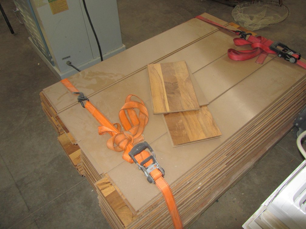 Pallet Of Clip-On Wood Planks