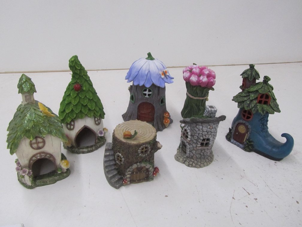 Plaster Fairy Garden