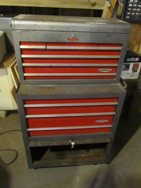 Craftsman 2-Piece Tool Chest On Casters