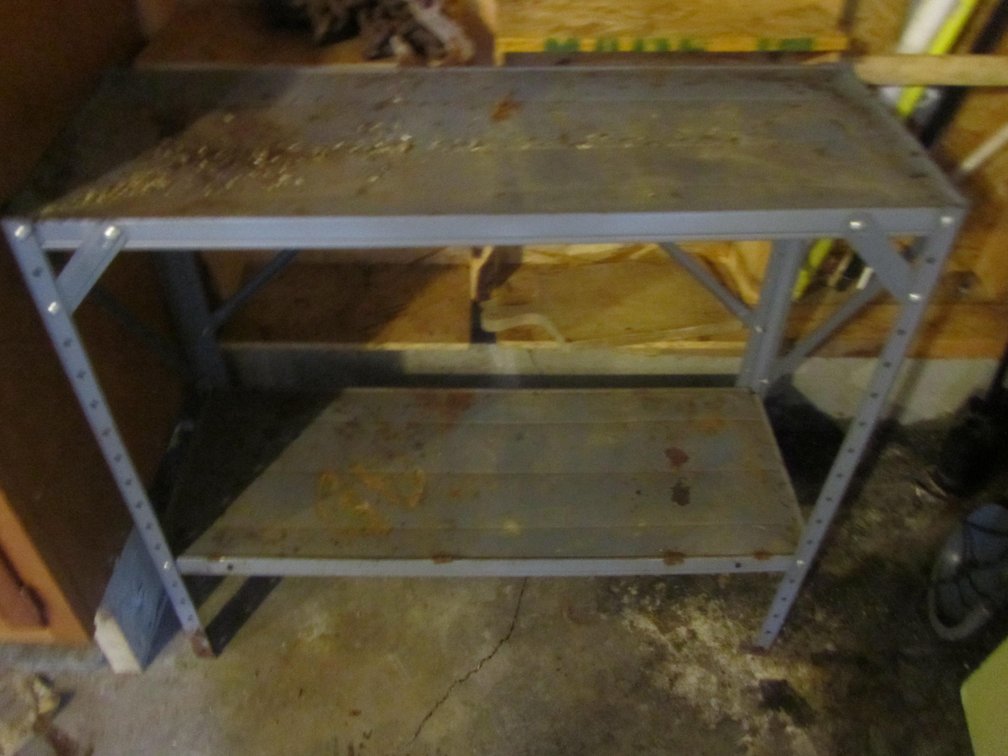 Metal Shelving Unit