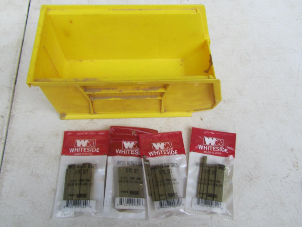 (4) Whiteside Brass Height Gages