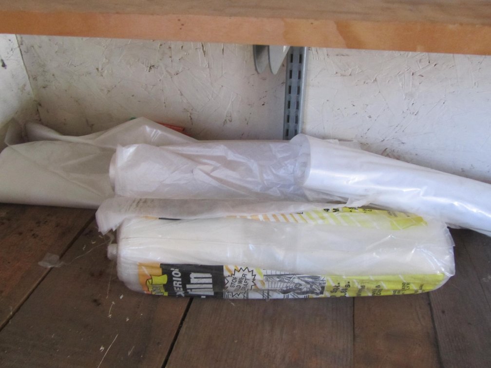 Lot Of Assorted Rolls Of Plastic