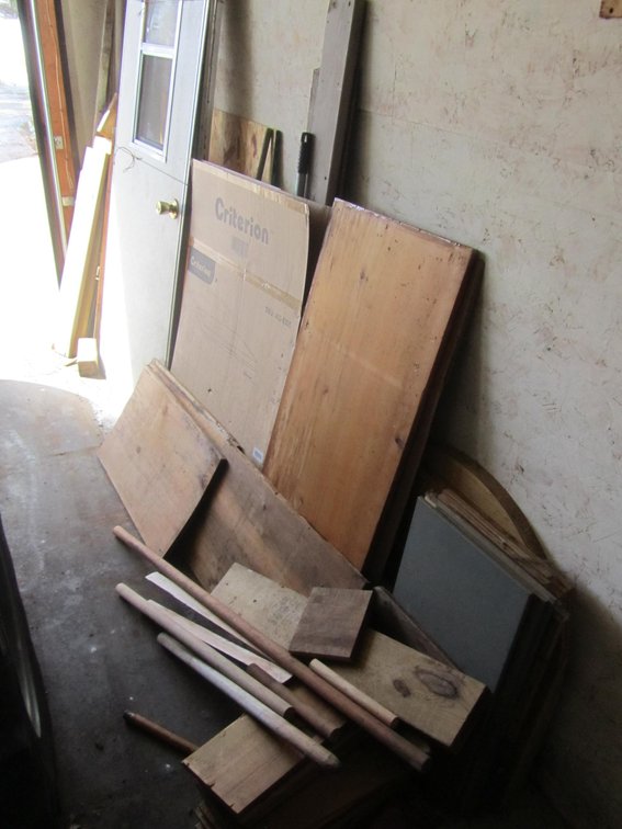 Pile Of Miscellaneous Lumber