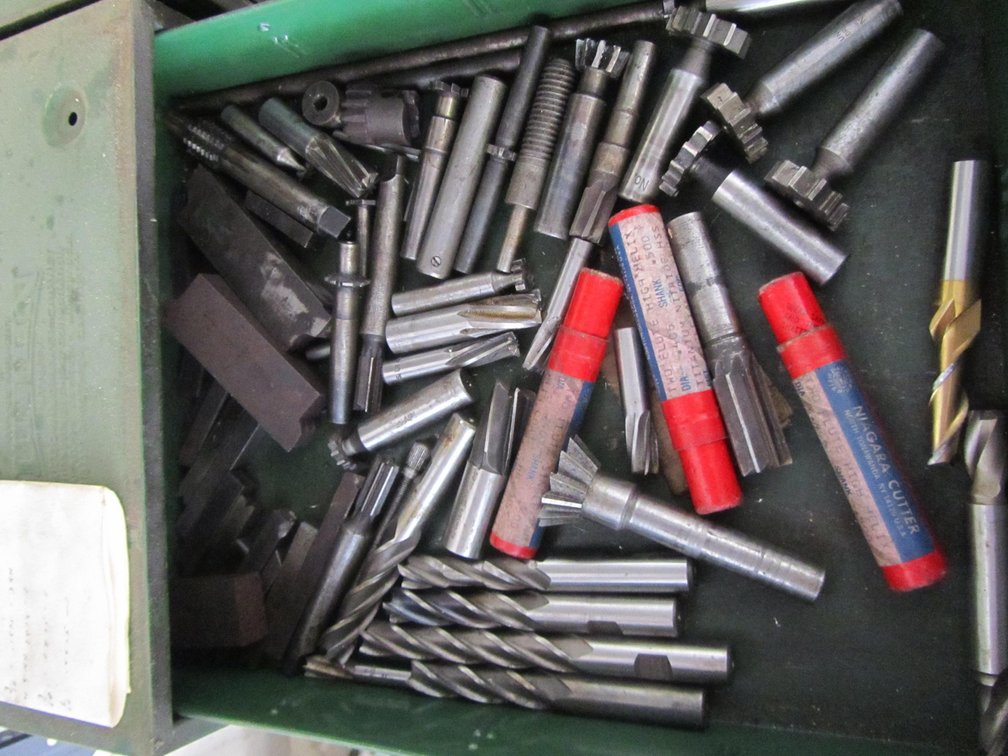 Union Utility Box Full Of Assorted Machinist Tools