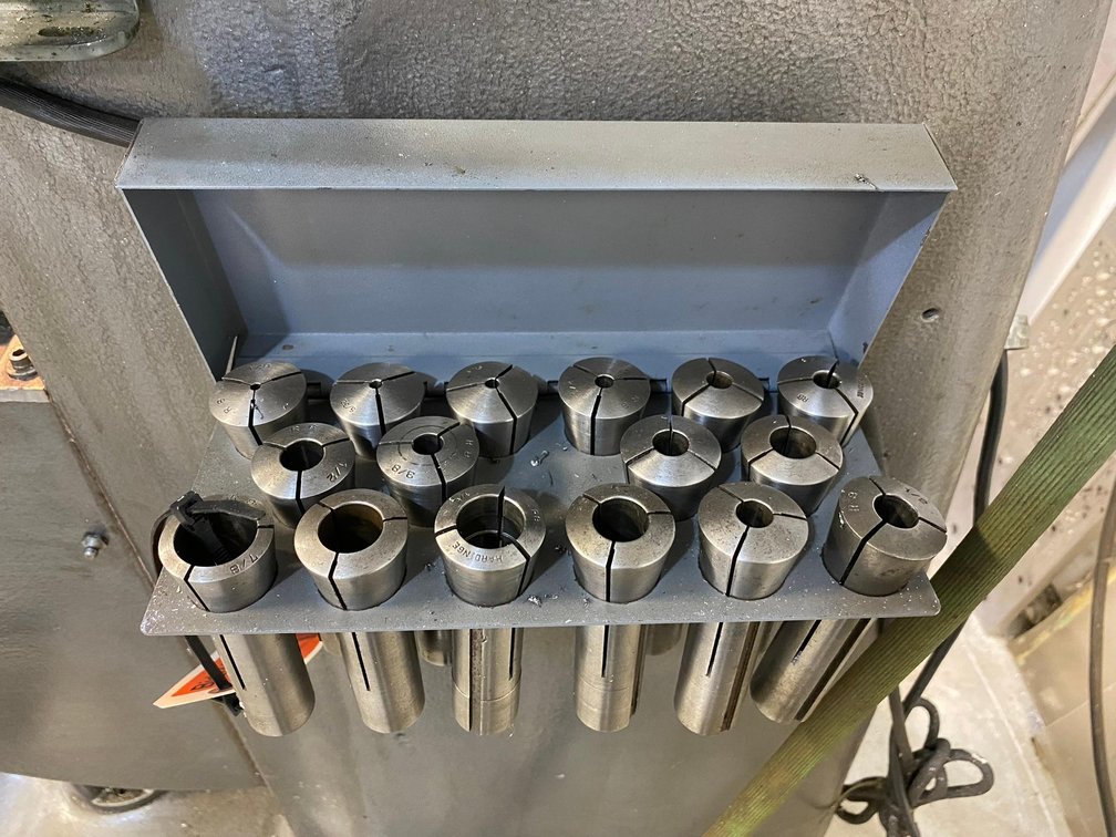 (16) Assorted Collets for Bridgeport