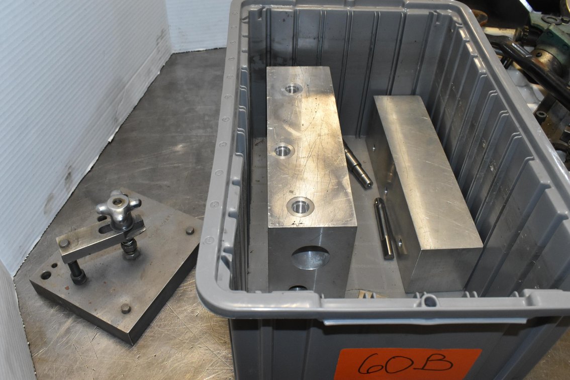 Bin of Aluminum and Fixture