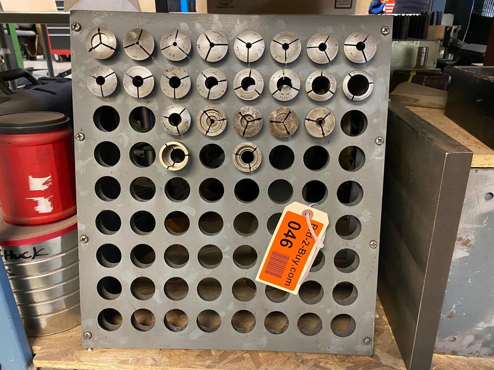 (23) Assorted Collets With Organizer