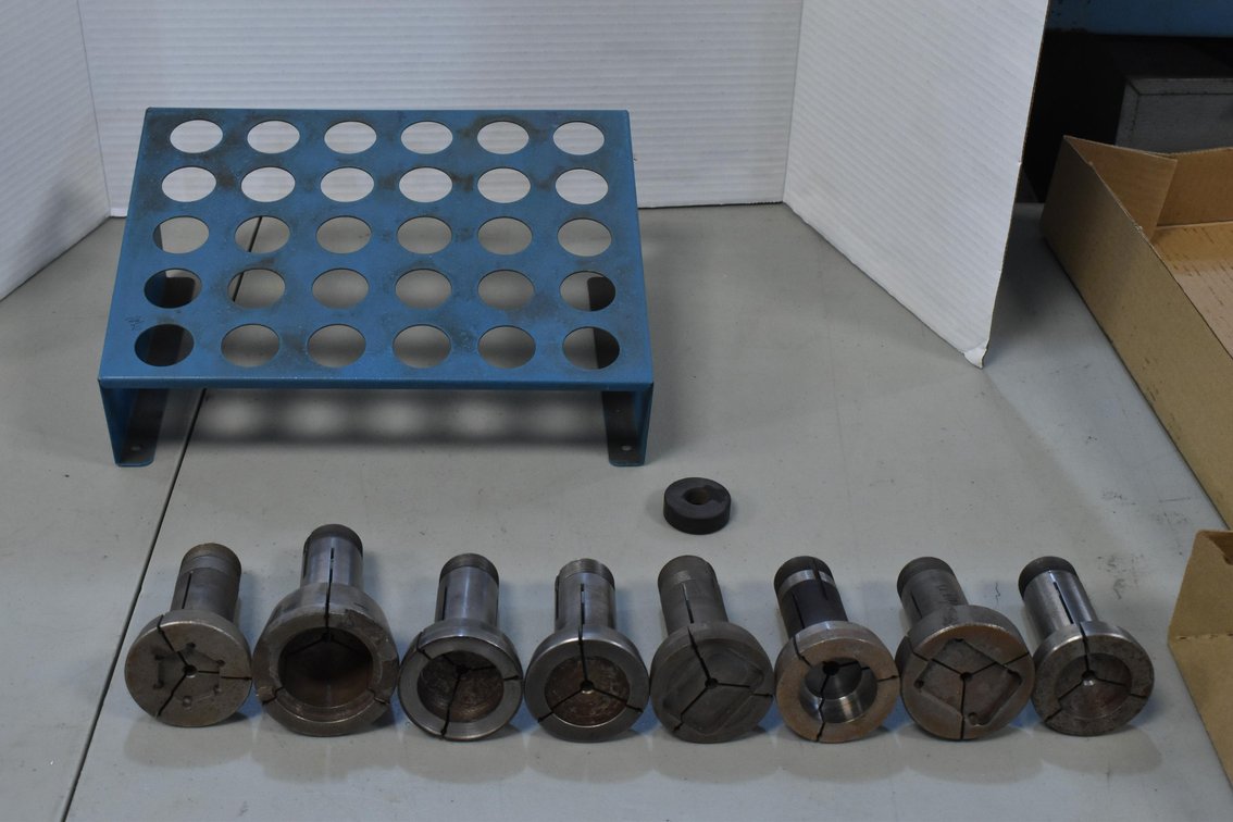 (8) Assorted Collets and Organizers